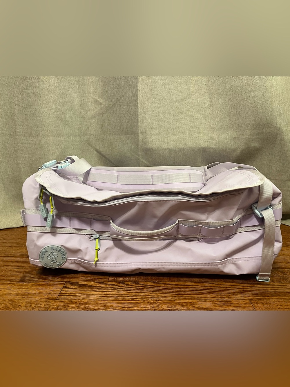 Baboon to the Moon Light Iced Lavender Purple Go-Bag Small Duffel Bag